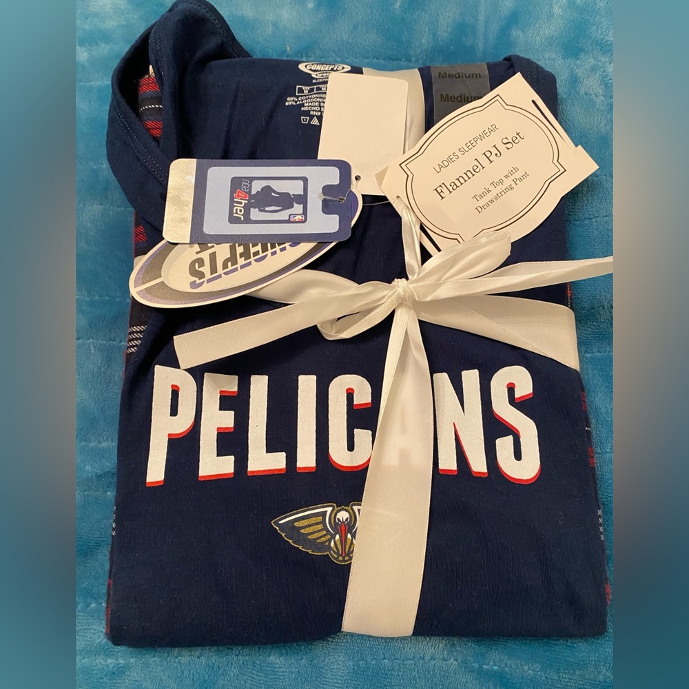 New Orleans Pelicans Flannel PJ Set